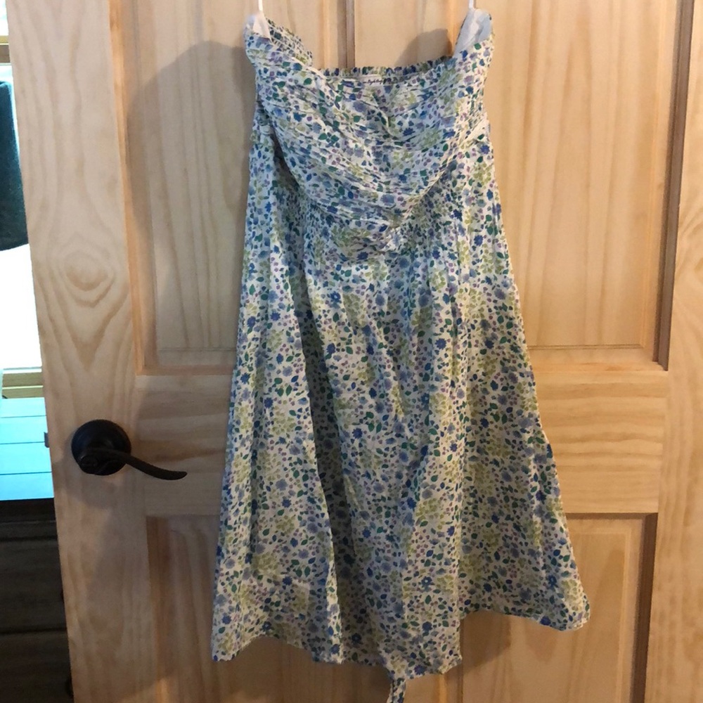 Strapless Sundress with Tie Back